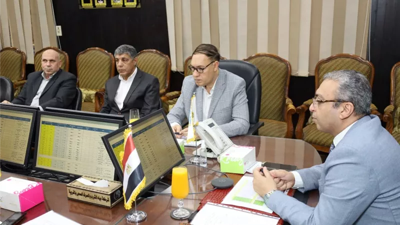 مياه الغربية تتابع تنفيذ برنامج خدمات الصرف الصحي بالمناطق الريفية