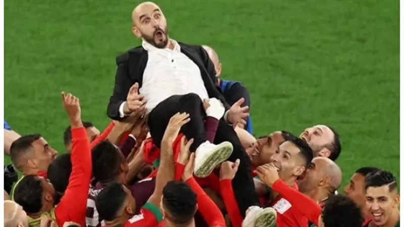 ماذا قال الركراكى بعد تأهل المغرب إلى نصف نهائى كأس العالم ؟