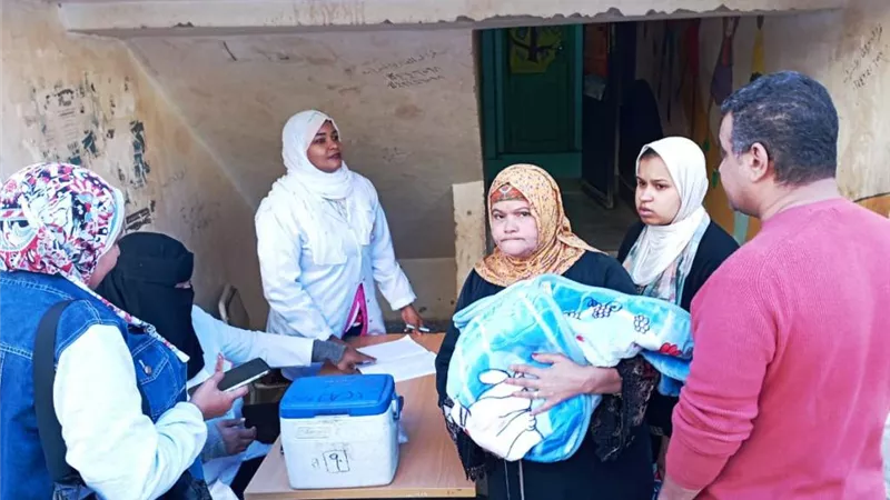 إنطلاق الحملة القومية للتطعيم ضد مرض شلل الأطفال بالمجان لتطعيم 2