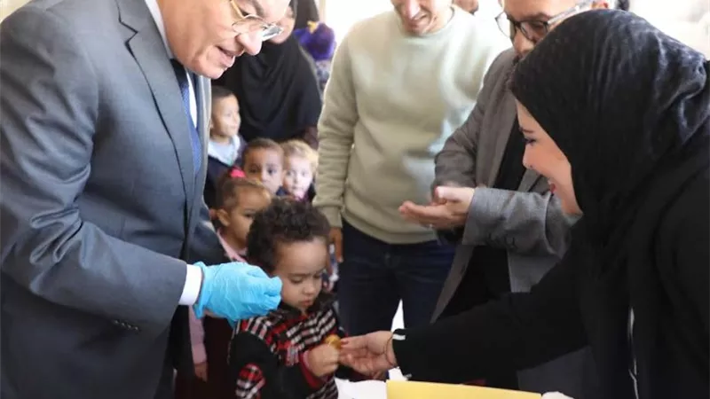 محافظ المنيا يشهد إطلاق الحملة القومية للتطعيم ضد شلل الأطفال