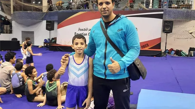 حقق لاعب المنيا تحت 9 سنوات المركز الثاني على مستوى الجمهورية