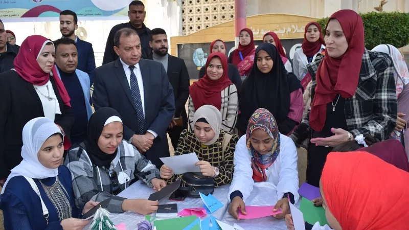 تكريم المتميزين من ذوي الهمم بجامعة بنى سويف