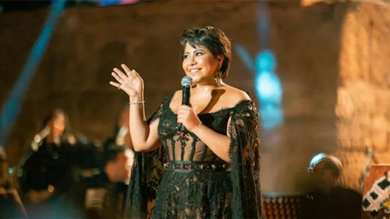 شيرين عبد الوهاب تحتفل بتأهيل المغرب لنصف نهائى المونديال