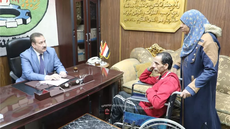 أبو ليمون: مساعدات مالية وغذائية إستجابة لمريض يعانى من شلل نصفى