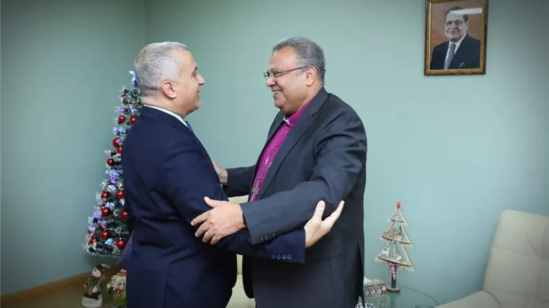 رئيس الطائفة الإنجيلية بمصر يستقبل الدكتور القس إدكار طرابلسي