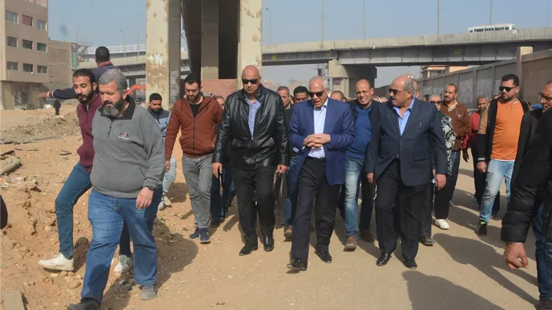 محافظ الجيزة : محور الفريق كمال عامر يعد من أهم المحاور الطولية