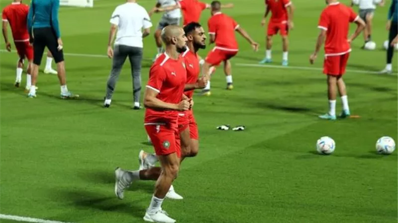 منتخب المغرب يواصل استعداداته للمواجهة النارية امام فرنسا
