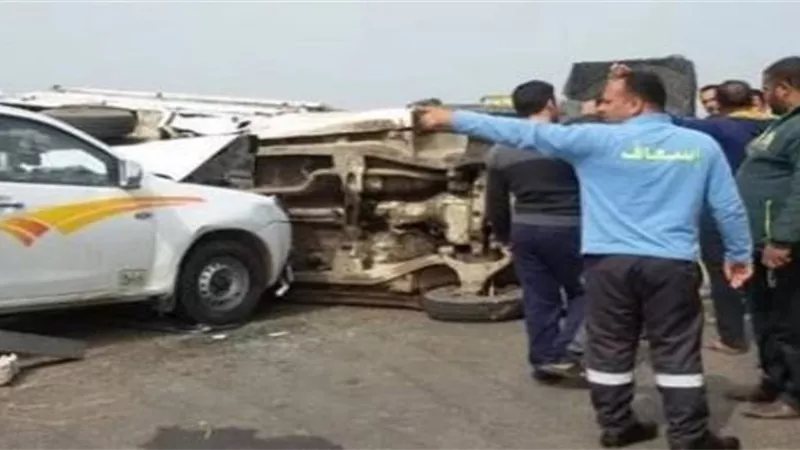 مصرع وإصابة 4 في حادث تصادم بلعياط
