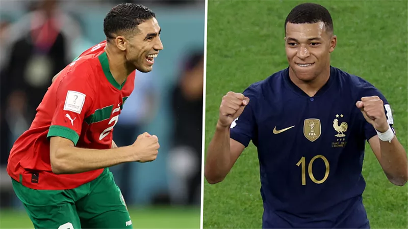 موعد والقنوات الناقلة لمباراة المغرب وفرنسا بنصف نهائي المونديال