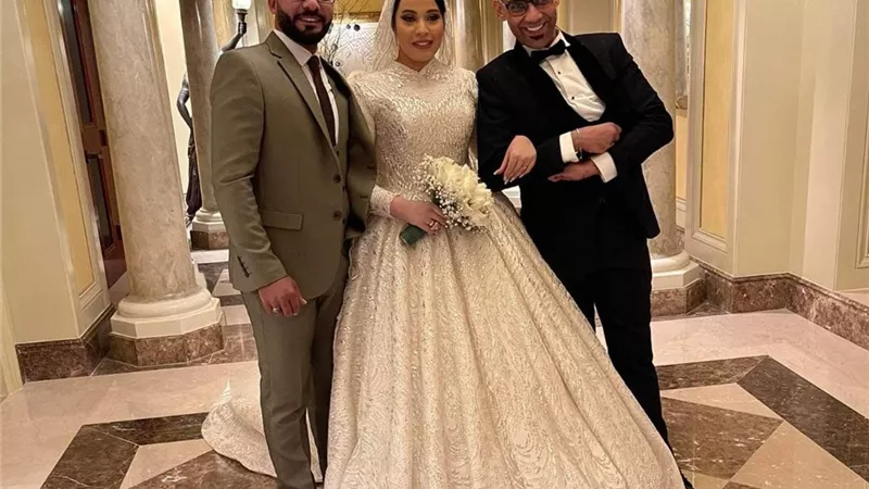 ألف مبروك للعروسين.. زفاف الدكتور أحمد على الأنسة جنة