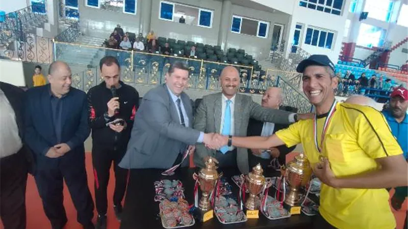 اسدال الستار لدوري المصالح الحكوميه بشمال سيناء