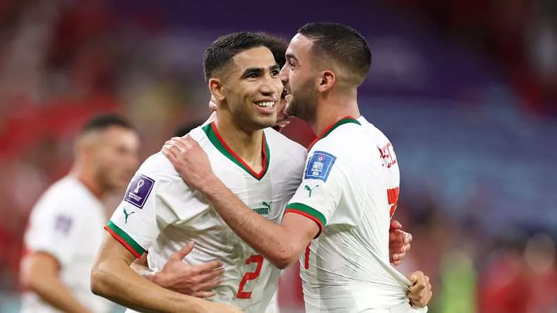حكيمى يبحث عن الضحية السادسة فى مباراة المغرب وفرنسا