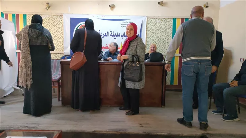 اسدال الستار علي انتخابات مجلس إدارة مركز شباب العريش