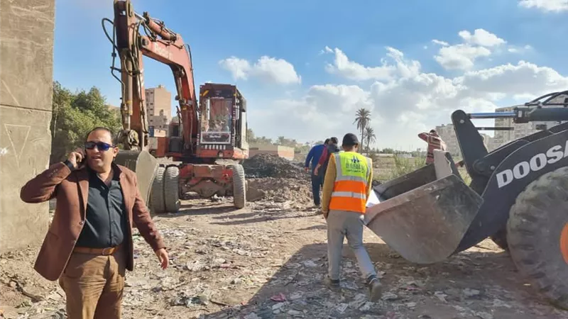 الجيزة: رفع كفاءة التحويلة المرورية المؤدية الي مطلع الطريق الدائري