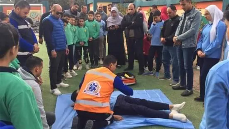 ندوة تثقيفية عن الاسعافات الأولية لطلاب ابو حماد وشرق الزقازيق