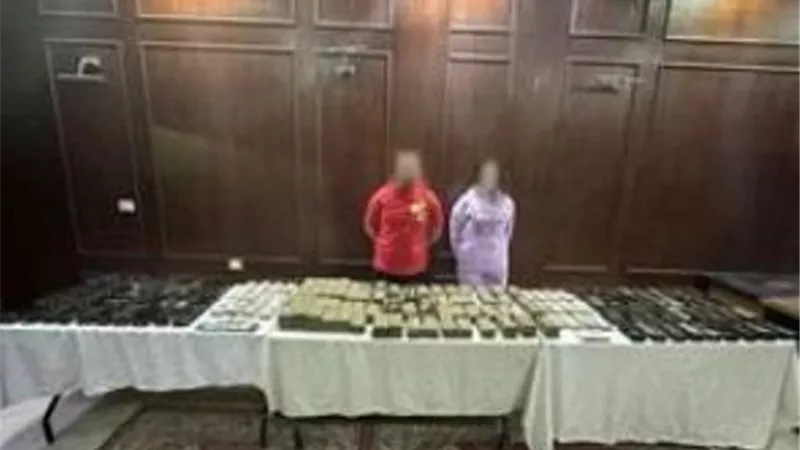 ب 9 مليون جنية .. ضبط 860 طربة حشيش بحوزة شخصين بالجيزة