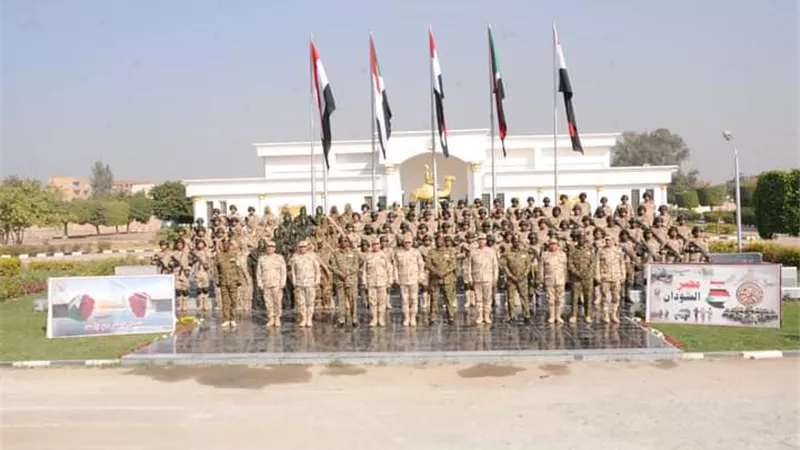 ختام فعاليات التدريب المصرى السودانى المشترك 