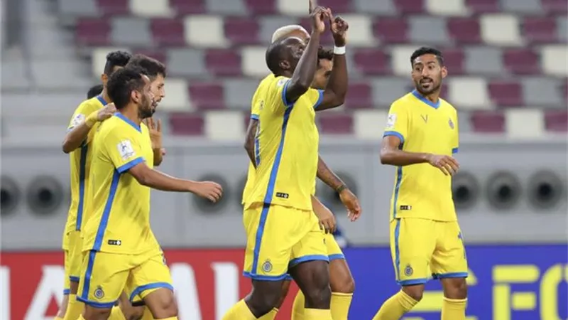 فينسنت أبو بكر يسجل هدف تعادل النصر أمام الرائد بالدوري السعودي