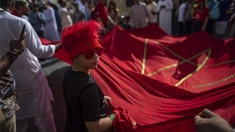 جماهير المغرب وكرواتيا فى الدوحة قبل مواجهة المركز الثالث .. صور