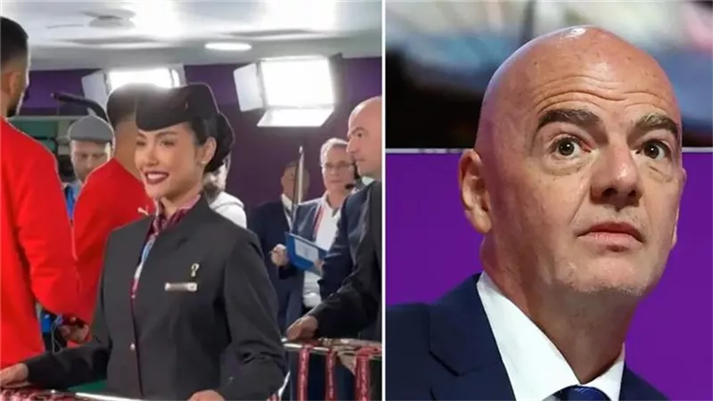 حكيمي ينفعل على إنفانتينو ويوبخه بعد خسارة المغرب أمام كرواتيا