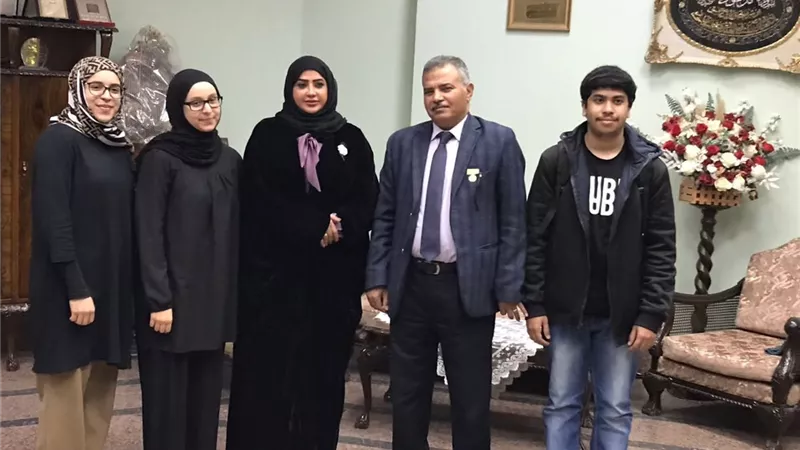 كلية الاقتصاد المنزلي بجامعة حلوان تستقبل المستشار الثقافي للبحرين