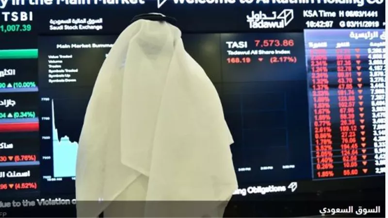 أسواق المنطقة باللون الأحمر في أولى جلسات الأسبوع