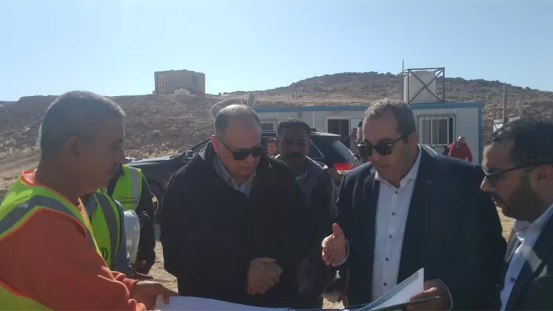 محافظ أسيوط يتفقد أعمال تنفيذ مشروع إنشاء مجمع تدويرالمخلفات الصلبة