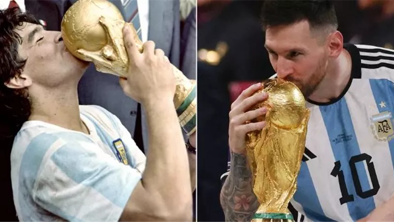 بعد إنجازه العظيم.. هل تجاوز ميسي ثنائي بيليه ومارادونا
