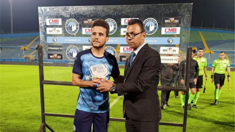 مصطفى فتحي رجل مباراة بيراميدز وأسوان