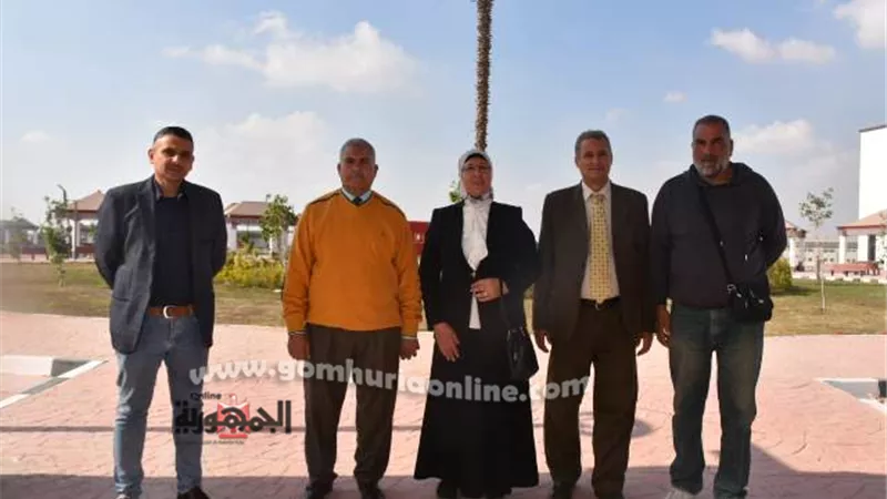إنطلاق الزيارة الثانية للجنة التميز البيئى بجامعة السادات