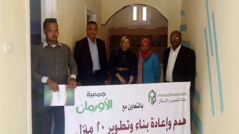 افتتاح قرية خور عواضة بعد اعادة اعمارها