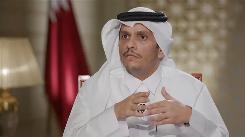 وزير خارجية قطر يصل عمان للمشاركة في مؤتمر بغداد للتعاون والشراكة