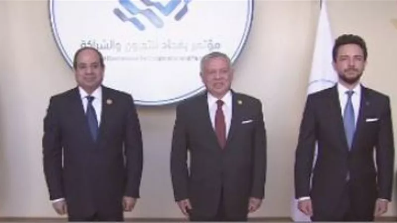 العاهل الأردنى يستقبل الرئيس السيسي للمشاركة فى مؤتمر بغداد