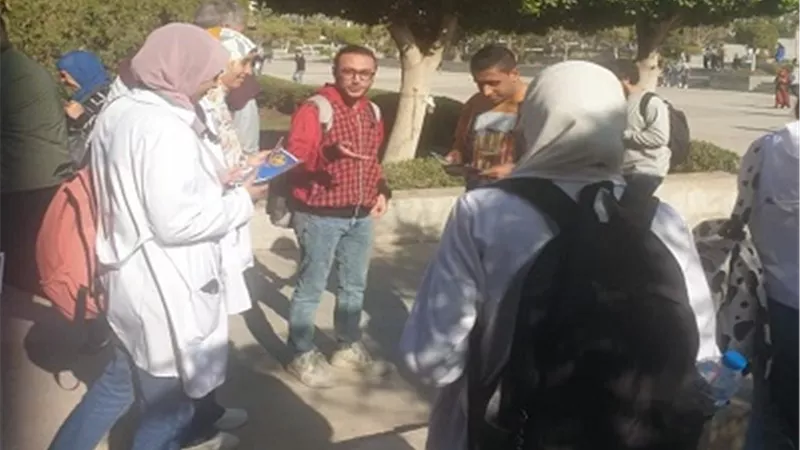 صيدلة حلوان تنظم حملة للتوعية بالأعشاب الطبية واستخداماتها