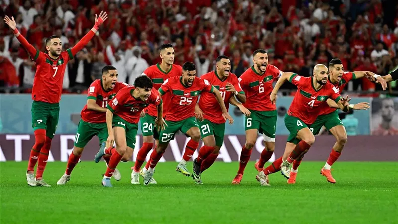 استقبال اسطورى لمنتخب المغرب فى الرباط.. فيديو