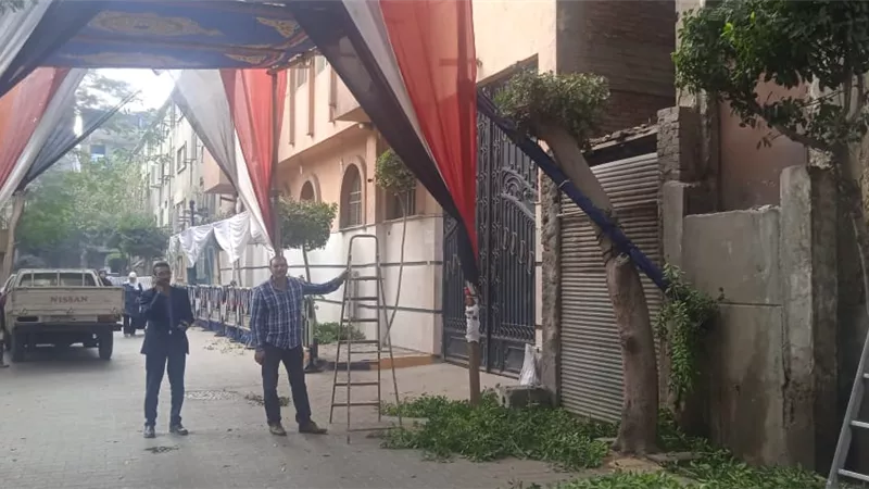 رفع كفاءة محيط الكنائس بجنوب الجيزة استعدادا لعيد الميلاد