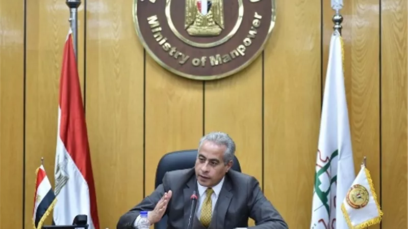 وزير القوى العاملة يتابع ميكنة خدمات 