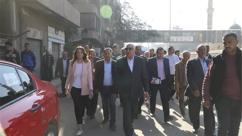 جولة لمحافظ الجيزة لمتابعة مشروعات التطوير بالعمرانية الشرقية