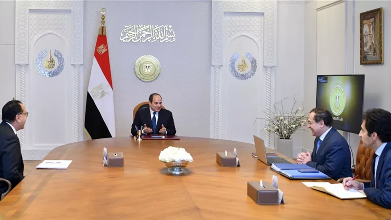 الرئيس السيسي يتابع جهود الدولة لاستكشاف الغاز الطبيعي والبترول
