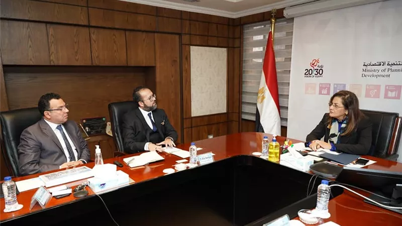 وزيرة التخطيط تبحث سبل التعاون مع شركة ليوني مصر