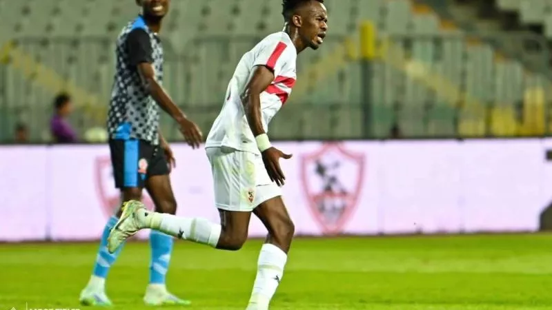 إبراهيما نداي يواصل برنامجه التأهيلي بمران الزمالك