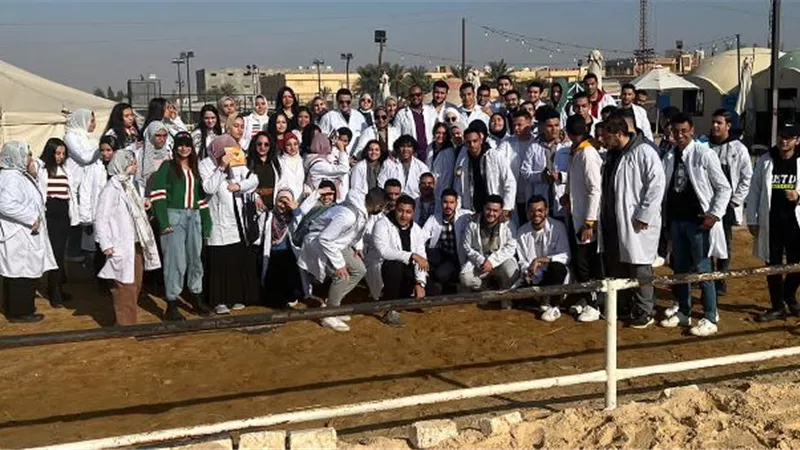 الطب البيطرى بجامعة بدر تنظم زيارة تدريبية للطلاب فى مزرعة الخيول