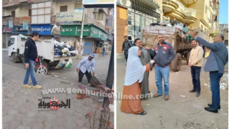 سرور : رفع 120 طن مخلفات هدم بقويسنا