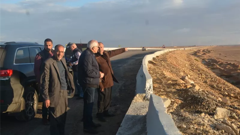 محافظ الجيزة يتفقد جهود شفط مياه السيول والامطار