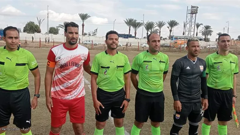 تعادل فريق نادي ملوي لكرة القدم مع الجونة بهدفين لكل منهما