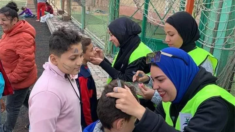 مراكز شباب المدينة وسمالوط ومطاى وبنى مزار تستضيف مبادرة فرح قلبك