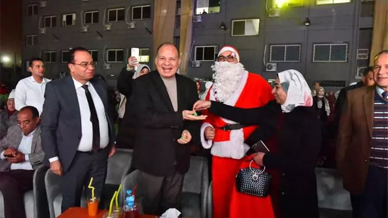 محافظ أسيوط يشهد كرنفال عيد الميلاد بمدرسة سمارت سيتي الدولية