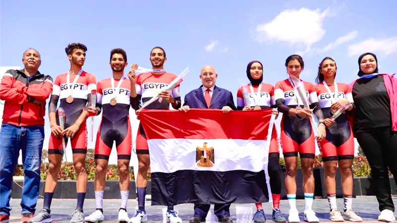 منتخب مصر يحصد 8 ميداليات في البطولة العربية للدراجات بالإمارات