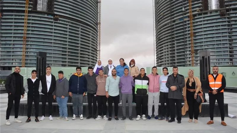 جهاز القاهرة الجديدة يُنظم زيارة لوفد طلابي لمدينة العلمين الجديدة