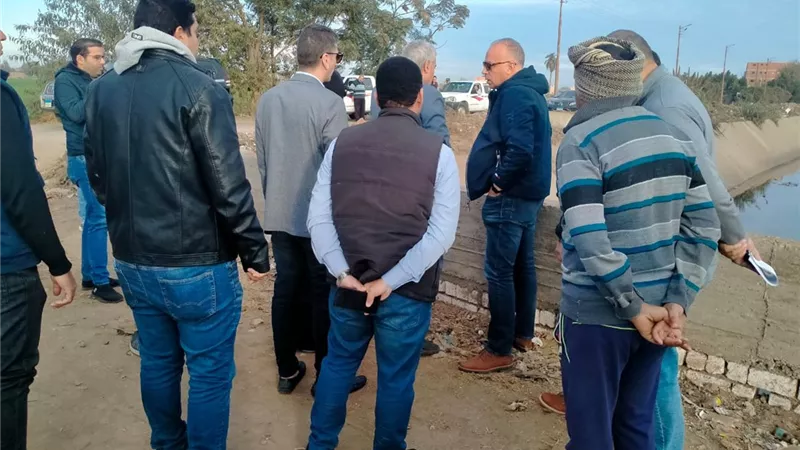 وزير الرى يتابع مشروعات المبادرة الرئاسية حياة كريمة بجريس منوفية